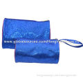 Blue glitter cosmetic bag set, customer logos are welcome